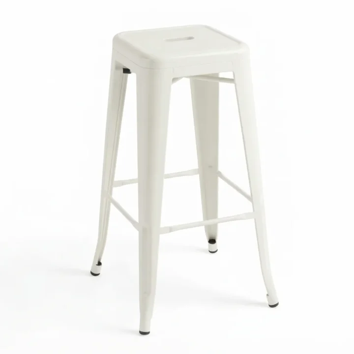 taburete metal sencillo